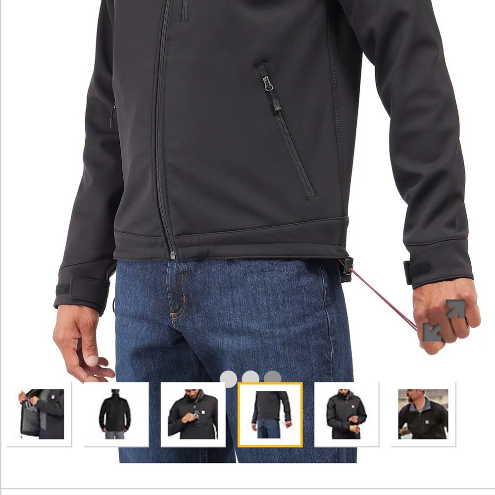 Carhartt Men's Performance Jacket in Gray - Picture 5 of 6